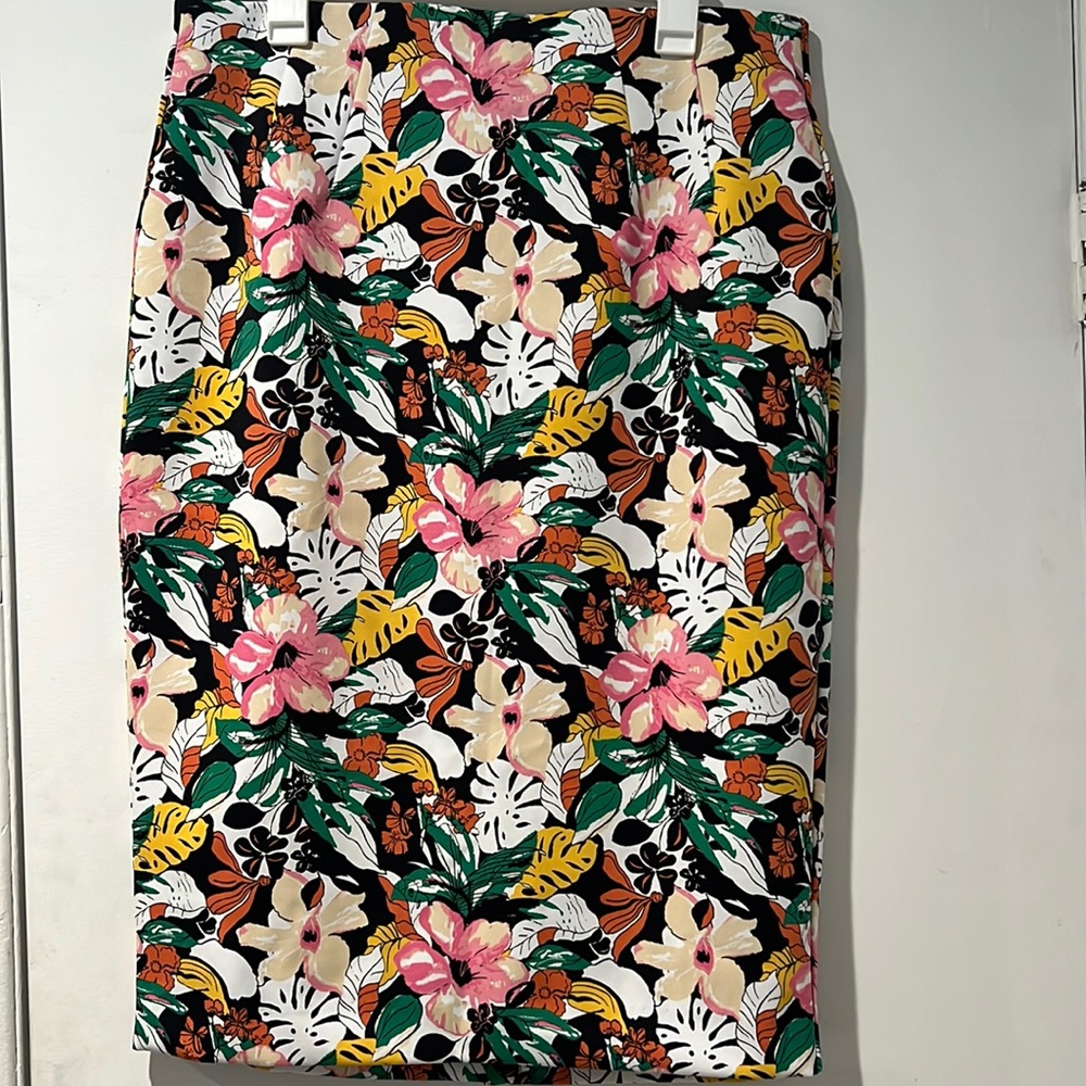 Lane Bryant Floral Skirt